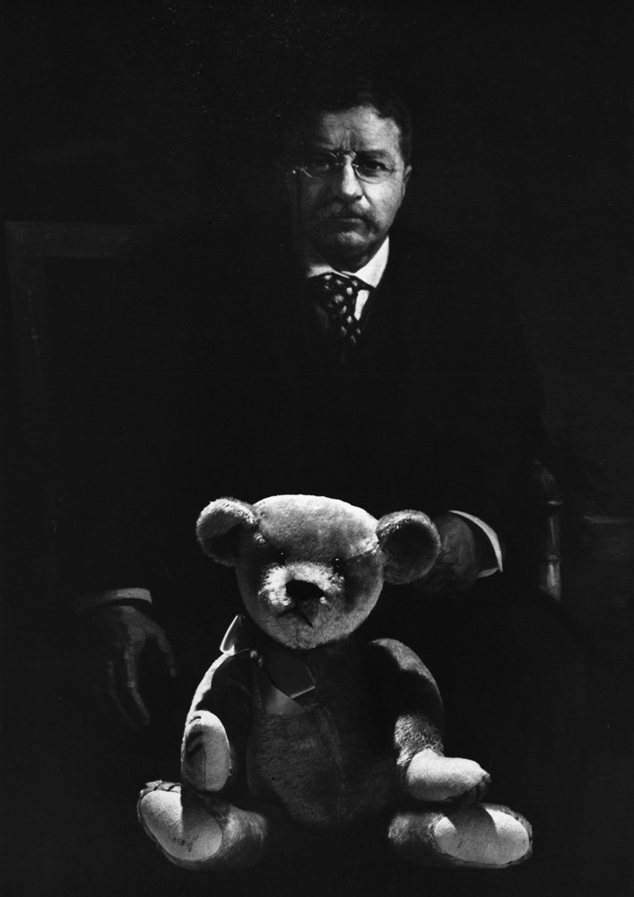roosevelt and teddy bear