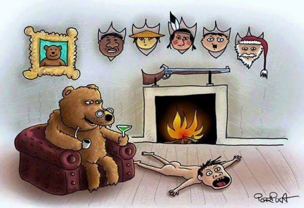 Teddy Land: In Front Of The Fireplace