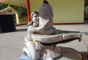 Hindus worship Shiva's Lingam (Penis) - Topovan, Rishikesh, India