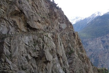 Road to Roghi, Himachal Pradesh, India