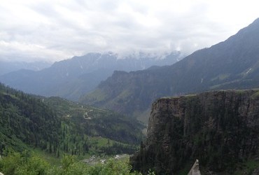 Rohtang Pass to Manali, Himachal Pradesh, India
