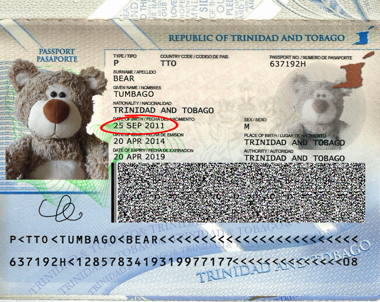 Teddy Land: Tumbago passport