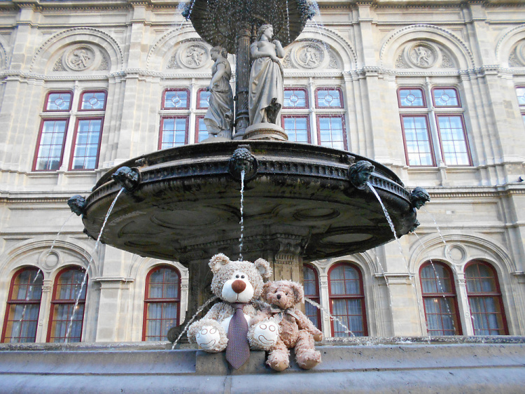 Teddy Land: Vienna State Opera backdoor