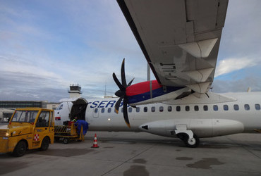 When was the last time to flew on a propeller? - AirSerbia