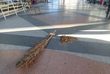 This is what a broom looks like.