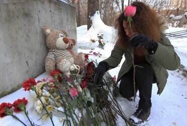 Feb 13, 2019 - Mihaylovskoe cemetery, Dyatlov group memorial