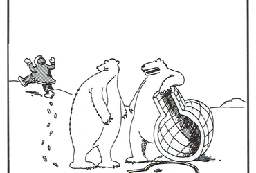 I lift, you grab... was that concept just a little too complex, Carl? - Gary Larson