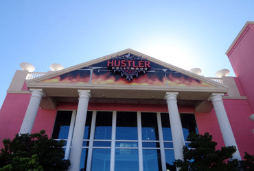 Hustler is conveniently across the street from Range 702
