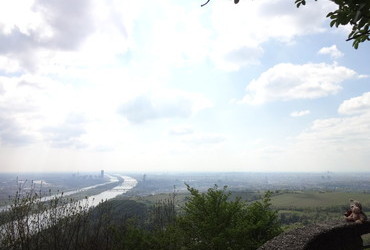 View from Leopoldsberg - Kahlendberg, Vienna, Austria
