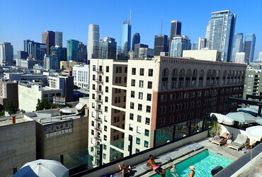Roof top view The Hoxton DTLA