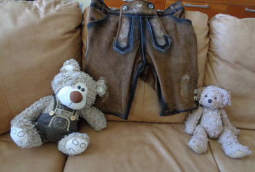 Brought me Lederhosen for after the holidays when I will be one or two sizes bigger.