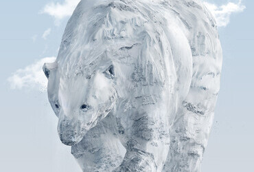 Winter bear by Nanook, made with mountains in the Alps