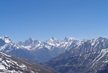 Kinnaur Kailash seen from Rupin Pass