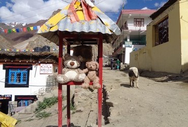 Prayer wheel - Mudh, Spiti Valley, Tibet
