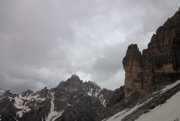 Sexton Dolomites - foreboding skies