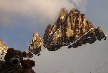 Sexton Dolomites - Cima Dodici (Twelve peaks) at sunset