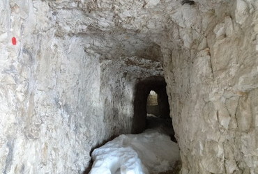 Sexton Dolomites - WWII tunnel