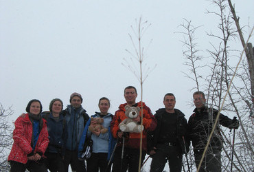 Kozhuh mountain - Maria, Neli, Toni The Birthday Boy, Vili, Stanislav, Rosen and Miro