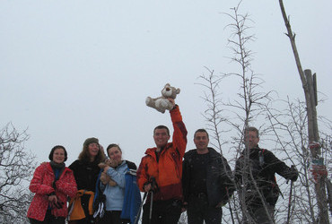 Kozhuh mountain - Maria, Teddy, Vili, Stanislav, Rosen and Miro