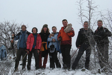 Kozhuh mountain - Toni the Birthday Boy, Maria, Teddy, Vili, Stanislav, Rosen and Miro