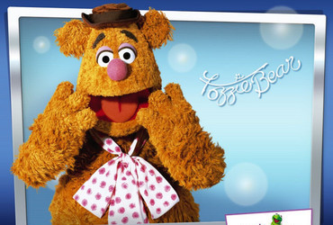 Fozzie Bear created by Jim Henson for The Muppet Show. He likes to say ‘wocka wocka wocka’.
