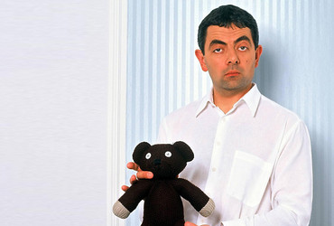 Mr Bean's Teddy Bear - brown knitted toy from the British comedy Mr Bean 1990